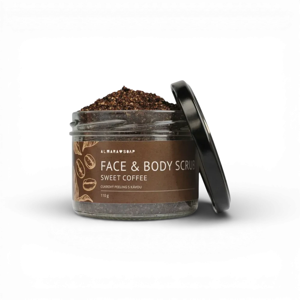 Almara Soap - Face&Body scrub Sweet Coffee 110g