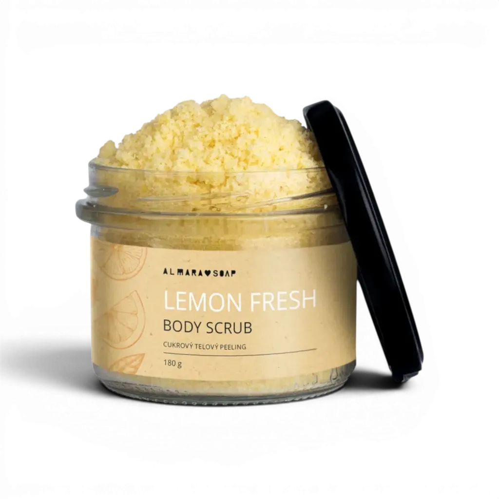 [AS-02SCRBLEMNSC00CZ] Almara Soap - Body scrub Lemon Fresh 180g