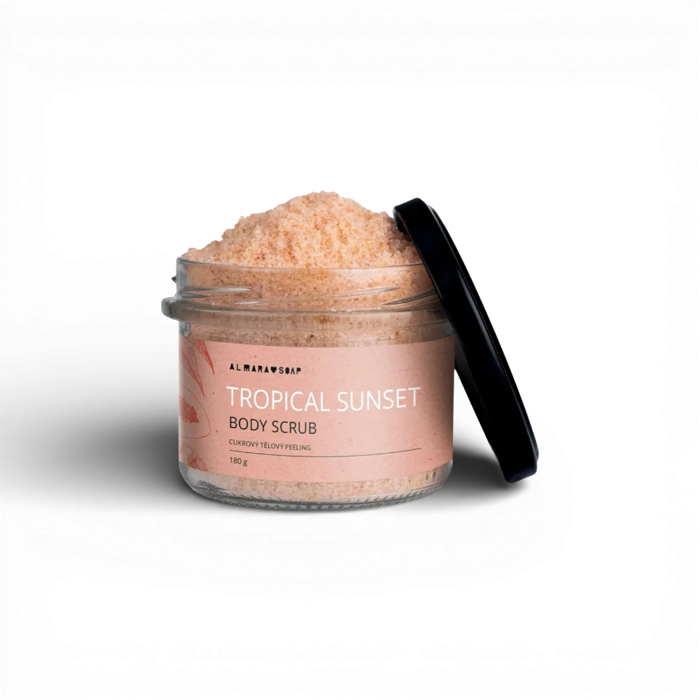 [AS-02SCRB-TROPSC00CZ] Almara Soap - Body scrub Tropical Sunset 180g