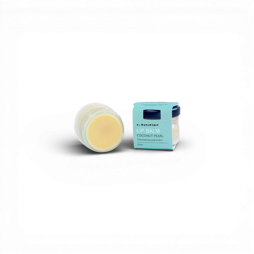 [AS-02BLPS-BLCOCN00CZ] Almara Soap - Lip Balm Coconut Pearl 25ml
