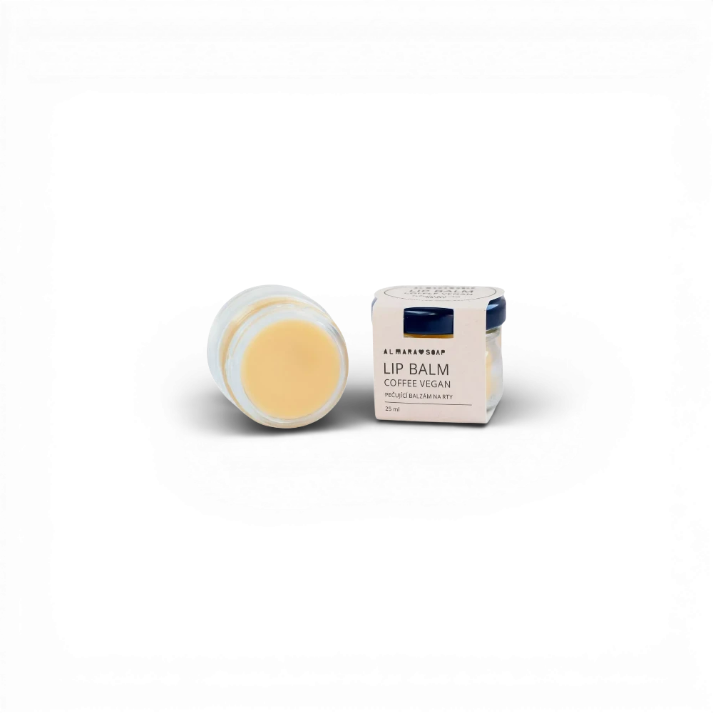 [AS-02BLPS-BLCOFF00CZ] Almara Soap - Lip Balm Coffee Vegan 25ml