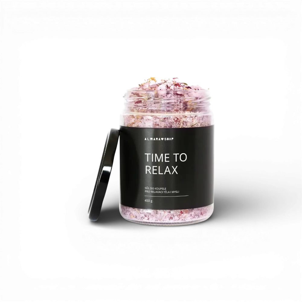 [AS-02SALTRELAXT00CZ] Almara Soap - Koupelová sůl Time to Relax 450g
