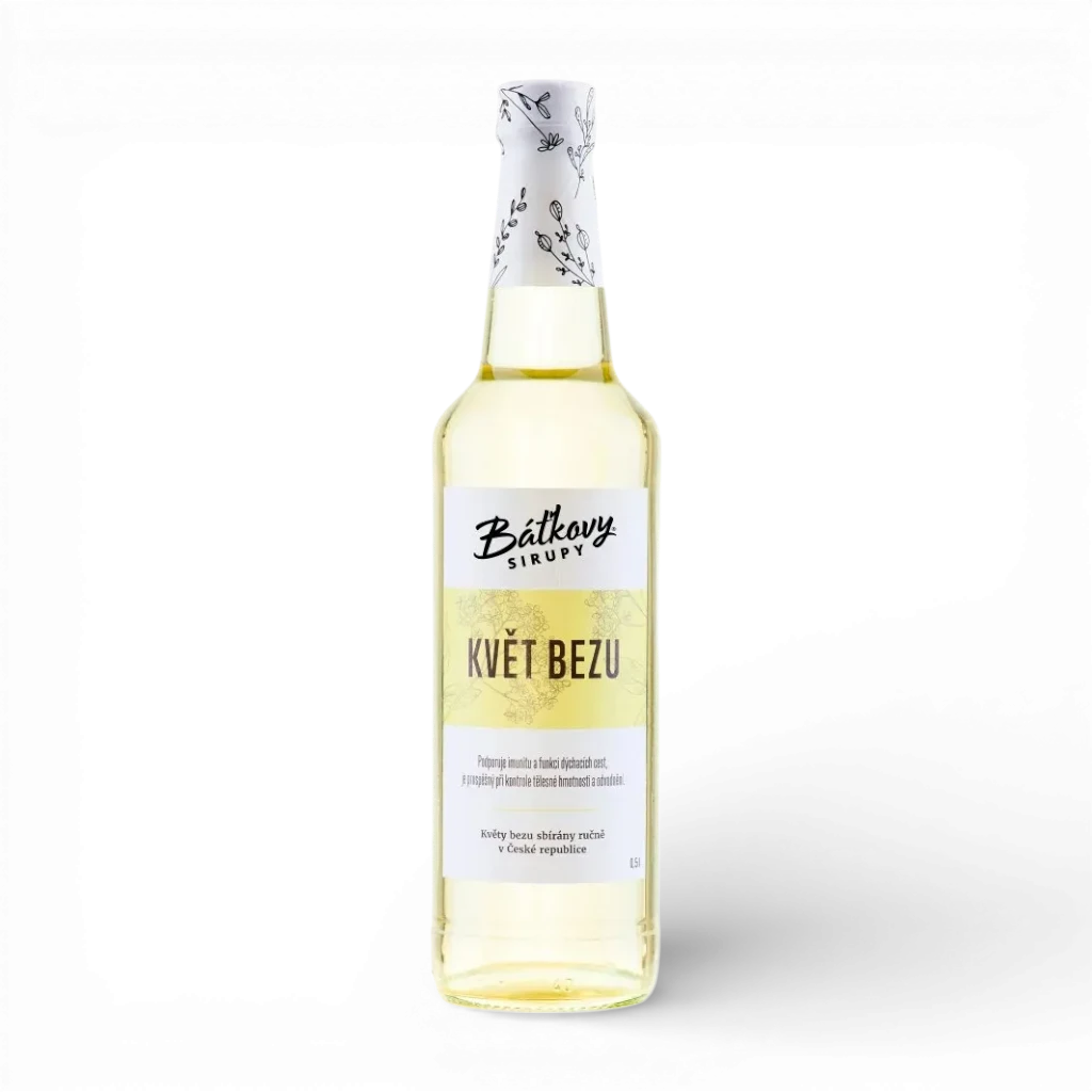 [53] Báťkovy sirupy - Bezový sirup 500ml