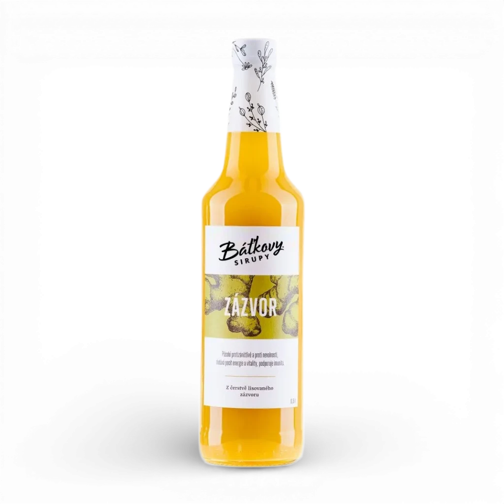 Báťkovy sirupy - Zázvorový sirup 500ml