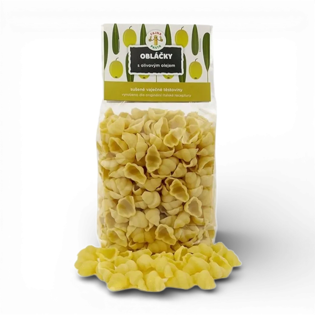 [052] Fajna pasta - Těstoviny Obláčky s olivovým olejem 400g