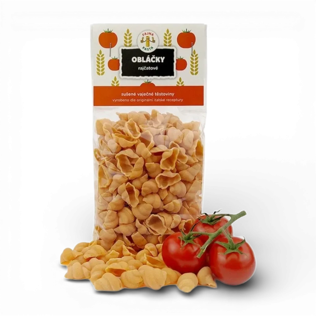 [053] Fajna pasta - Těstoviny rajčatové obláčky 400g