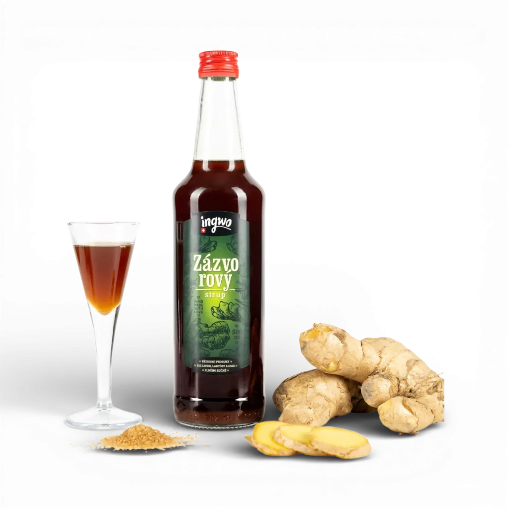 [1624484564611550] Ingwo - Zázvorový sirup 0,5l
