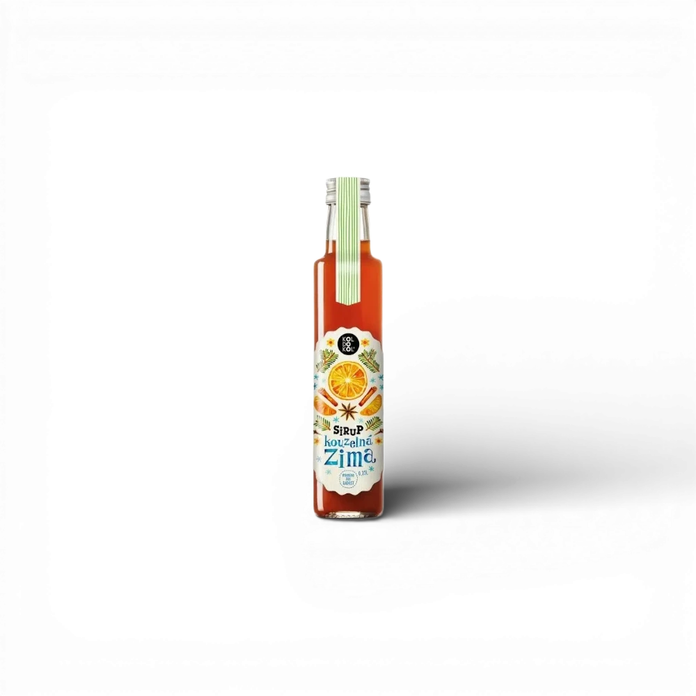 [KOUZELNÁ ZIMA sirup 250 ml] Koldokol - Kouzelná zima sirup 0,25l