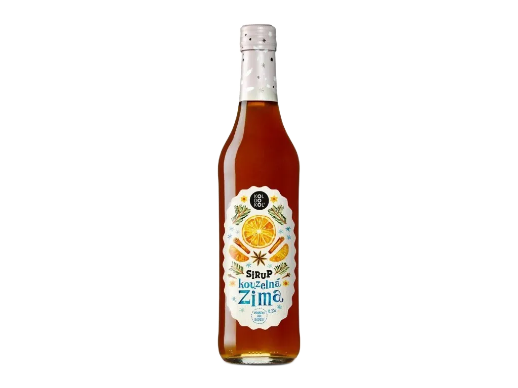 [KOUZELNÁ ZIMA sirup 500 ml] Koldokol - Kouzelná zima sirup 0,5l