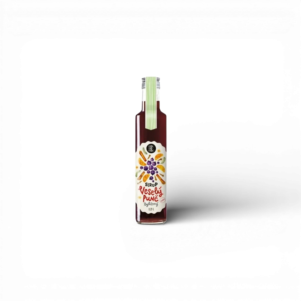 [Rybízový veselý punč sirup 250 ml] Koldokol - Veselý punč rybíz 0,25l
