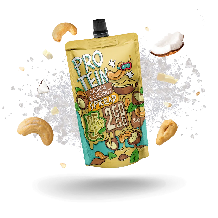 [2GOGO - CASHEW] LifeLike - 2GOGO protein cashew & coconut spread 80g