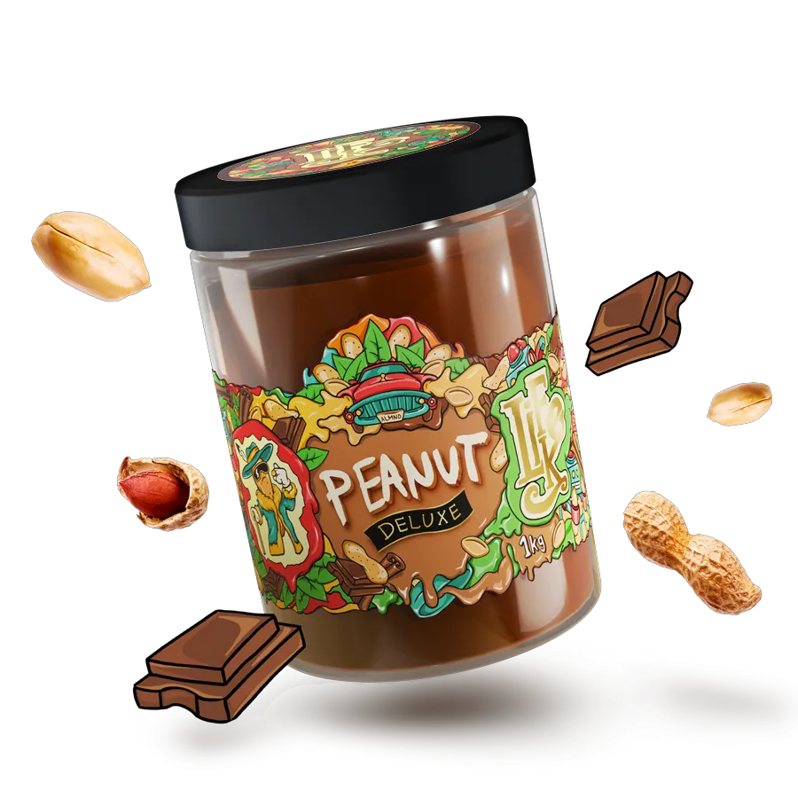 [ARAŠÍD DELUXE 1KG] LifeLike - Arašídový krém DeLuxe 1kg