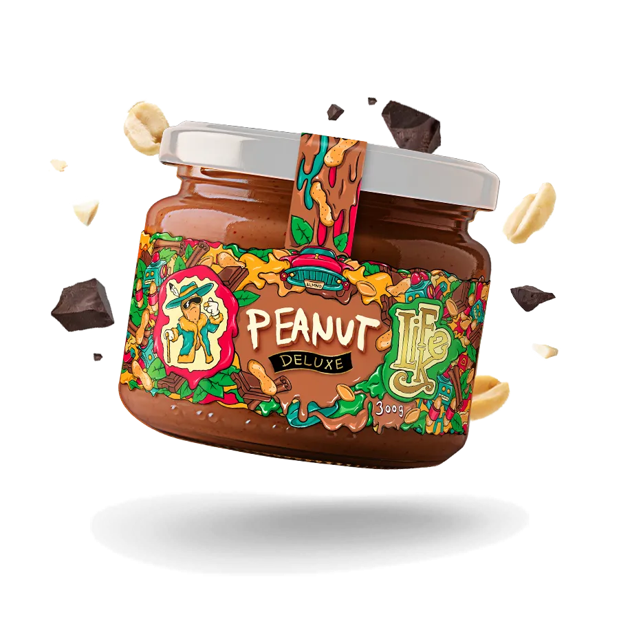 [ARAŠÍD DELUXE 300G] LifeLike - Arašídový krém DeLuxe 300g