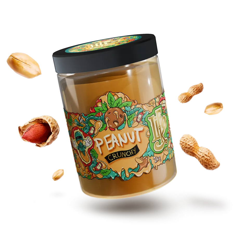 [ARAŠÍD KŘUP 1KG] LifeLike - Arašídový krém křupavý 1kg