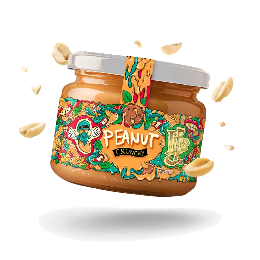 [ARAŠÍD KŘUP 300G] LifeLike - Arašídový krém křupavý 300g