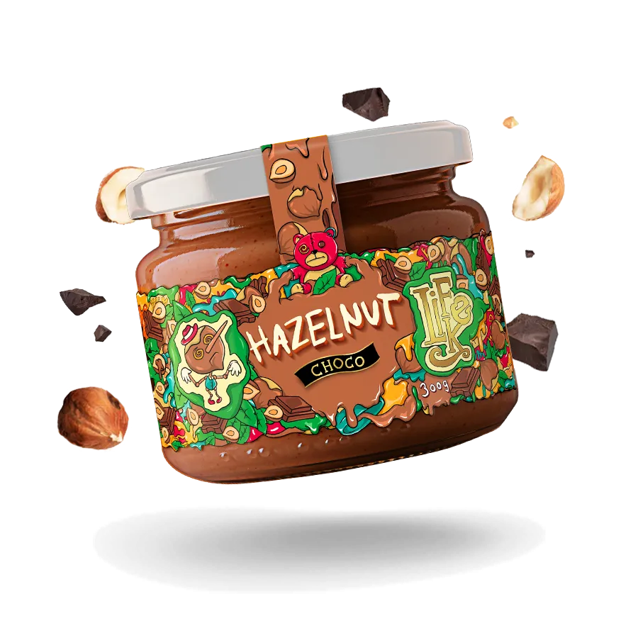 [LÍSKO ČOKO 300G] LifeLike - Liskooříškový krém s čokoládou 300g