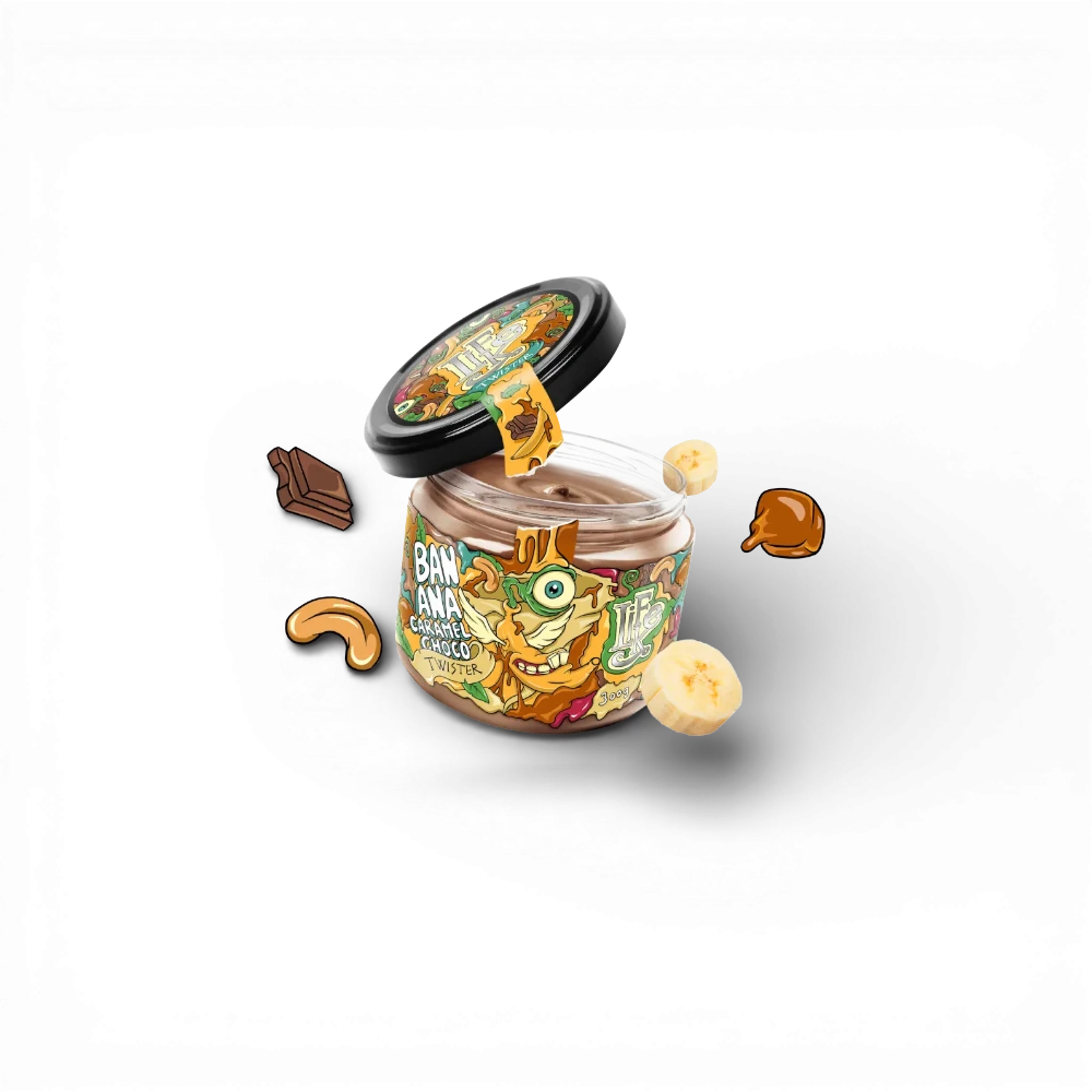 [TWISTER BANOFFEE] LifeLike - Twister Banana caramel choco 300g