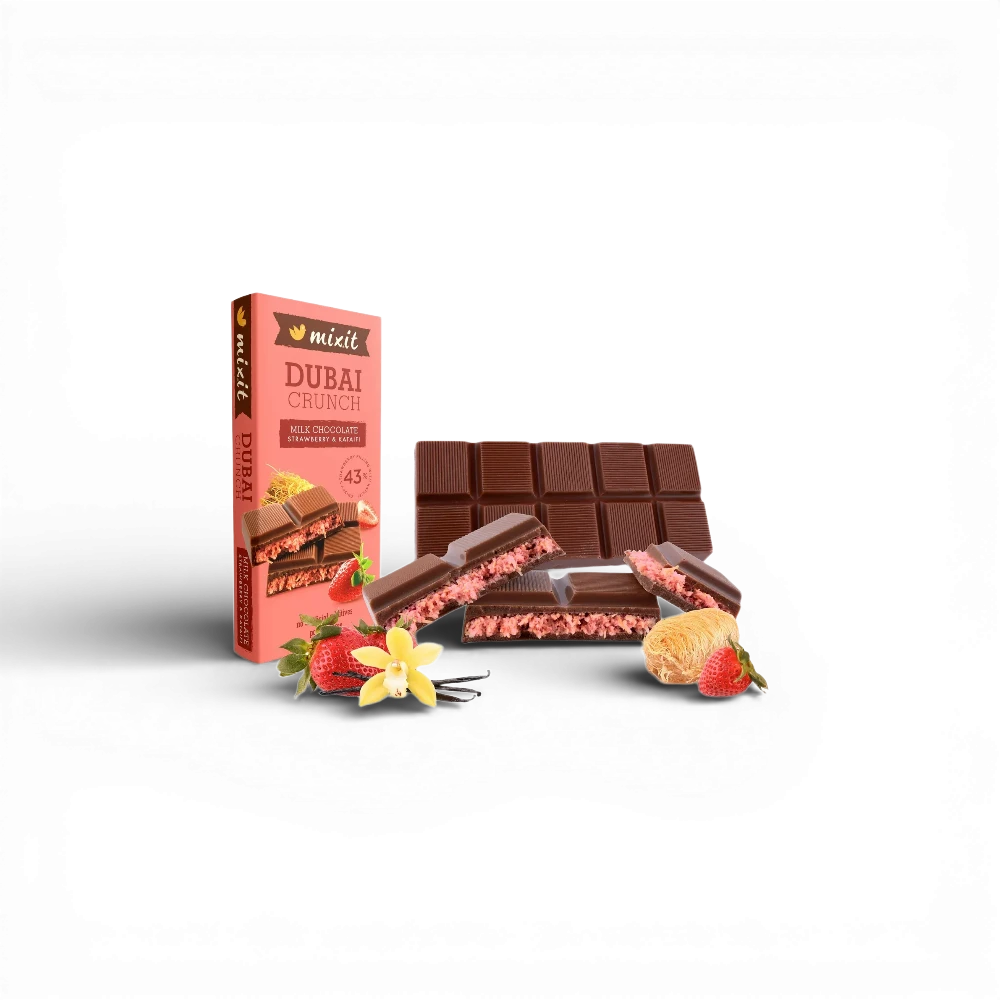 [1852577542241480] Mixit - Dubajská čokoláda s jahodouvou příchutí 70g