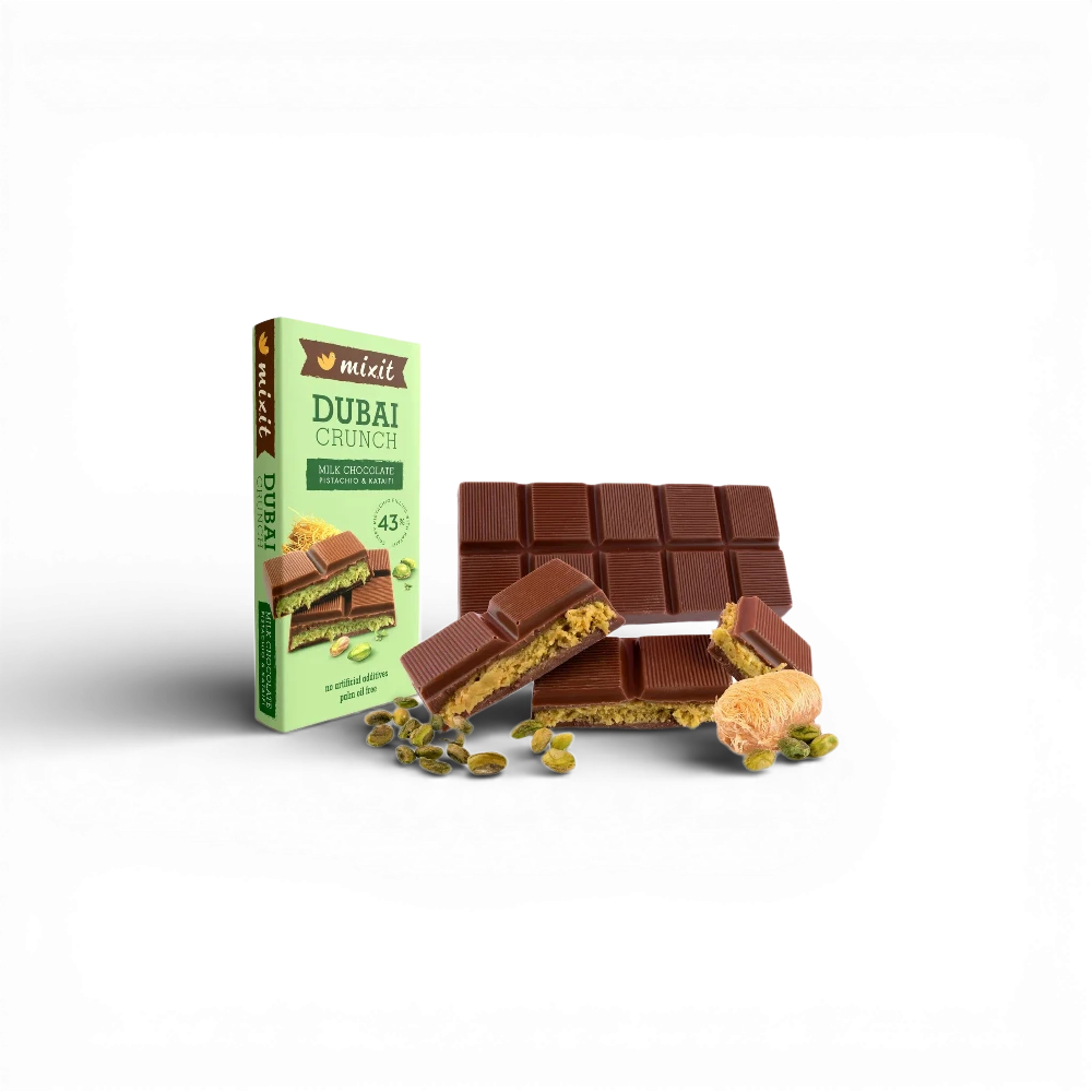 Mixit - Dubajská čokoláda s pistáciovou příchutí 70g