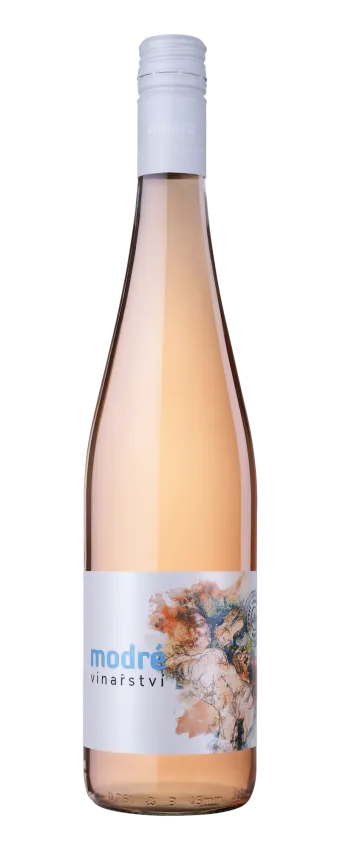 [1855489328239510] Modré vinařství - Cabernet Moravia-rosé - Pozdní sběr 2024 - polosuché 0,75l 12%