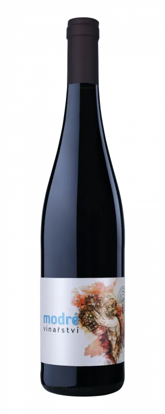 [1855426744926270] Modré vinařství - Merlot barrique - Výběr z hroznů 2023 - suché 0,75l 14%