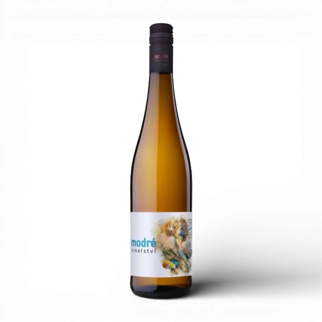 [1855411015654100] Modré vinařství - Ryzlink Rýnský - VOC Mutěnice 2024 suché 0,75l 12,5%