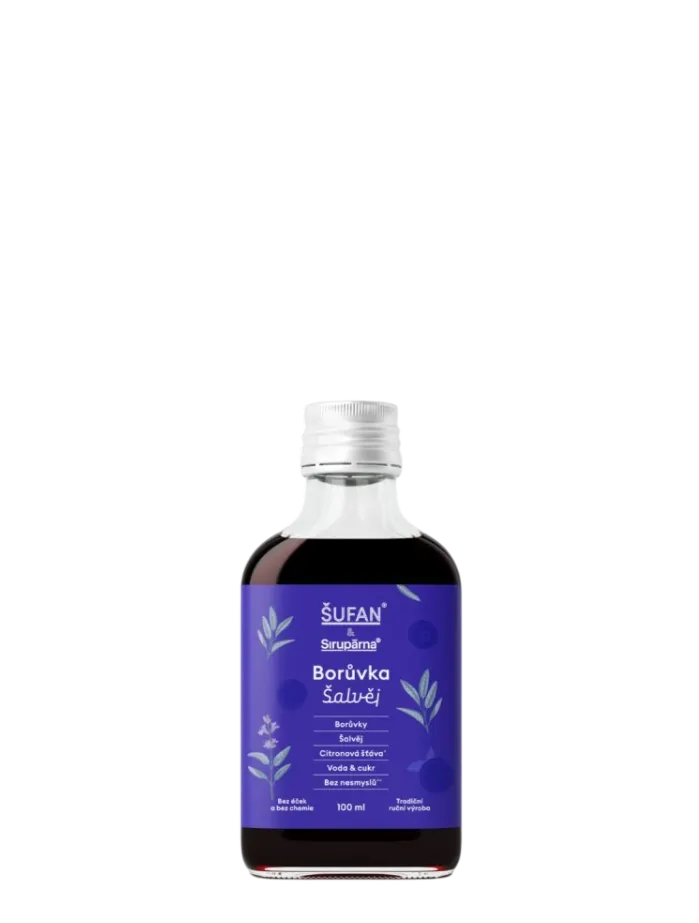 [SIR097] Sirupárna - Borůvka & Šalvěj sirup 0,1l