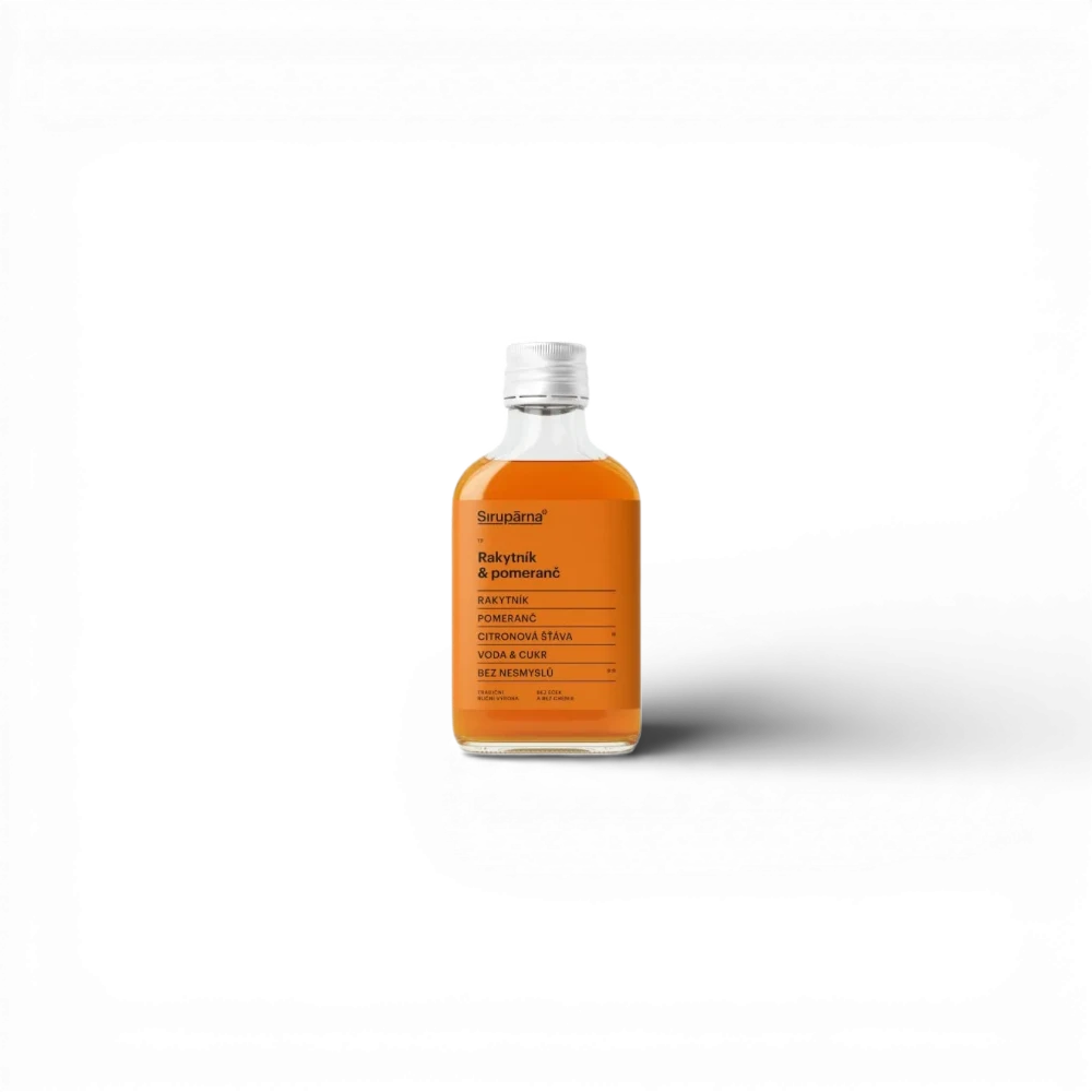 [SIR073] Sirupárna - Rakytník & pomeranč sirup 0,1l