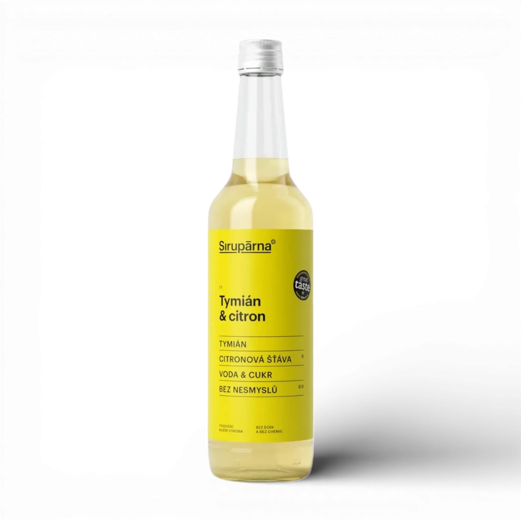 [SIR056] Sirupárna - Tymián & citron sirup 0,5l