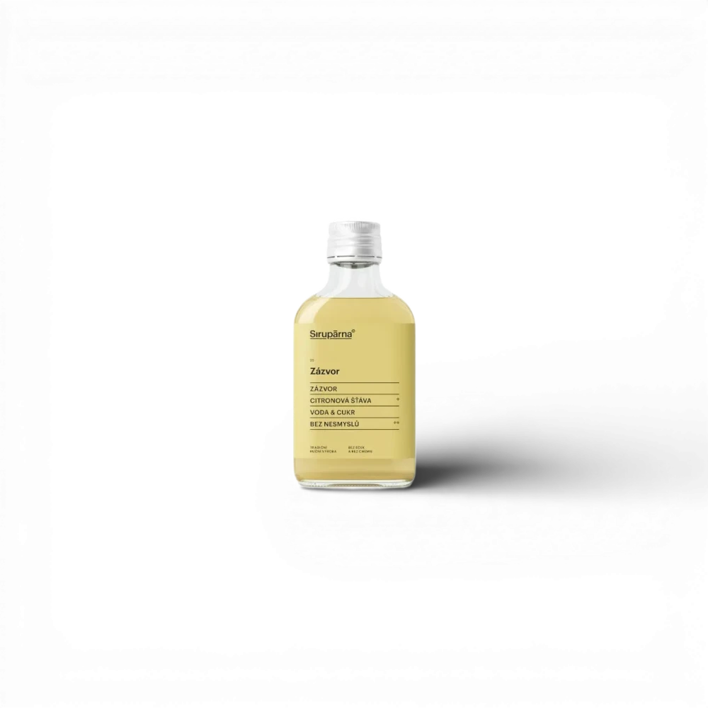 [SIR061] Sirupárna - Zázvorový sirup 0,1l