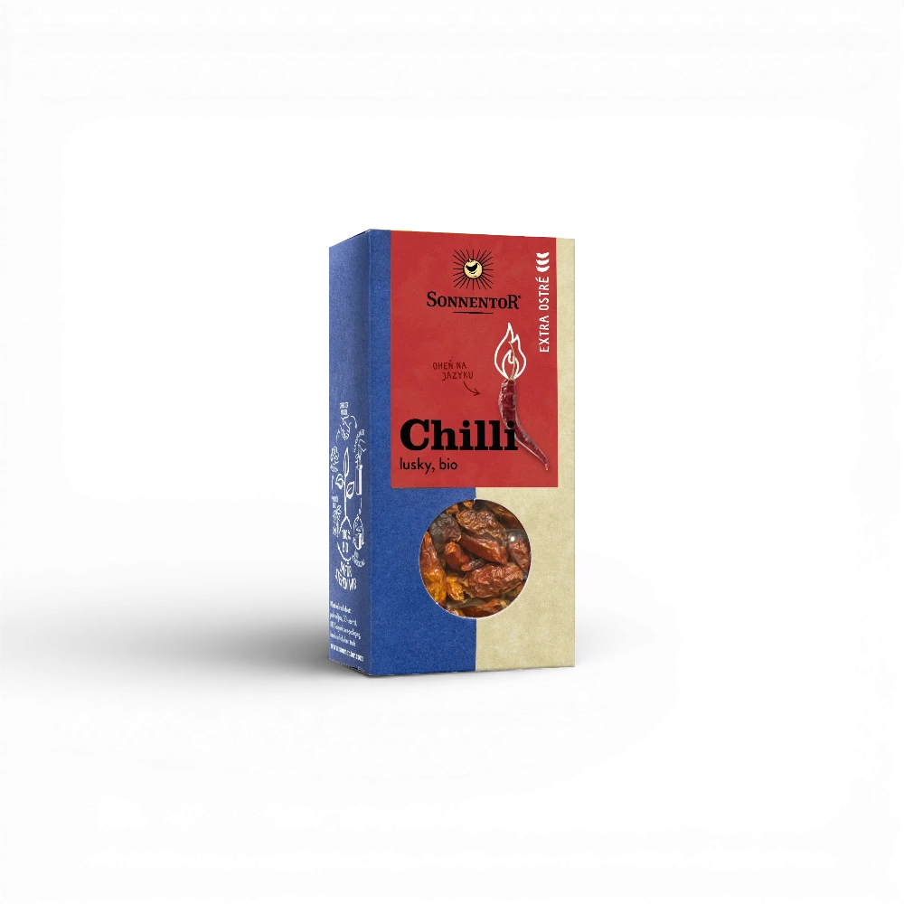 [00399] Sonnentor - Chilli bio extra ostré, lusky 25g