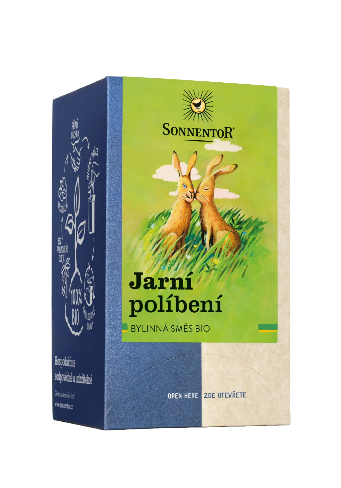 [02263] Sonnentor - Jarní políbení bio 27g, porc. dvoukomorový