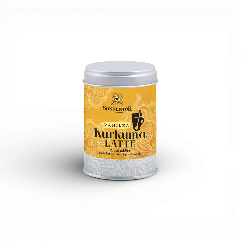 [09832] Sonnentor - Kurkuma Latte - vanilka bio 60g dóza
