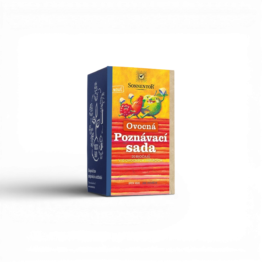 [02661] Sonnentor - Ovocná poznávací sada bio, porc., dvoukomorový 48,4 g