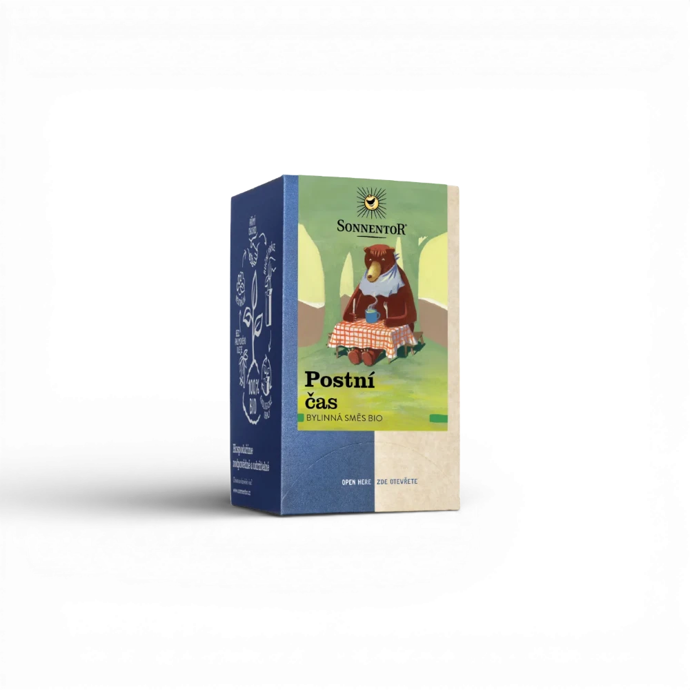[02564] Sonnentor - Postní čas bio 27g porcovaný dvoukomorový