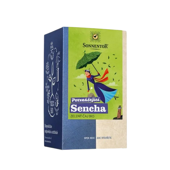 [02319] Sonnentor - Povznášející Sencha bio, zelený čaj, 21,6g