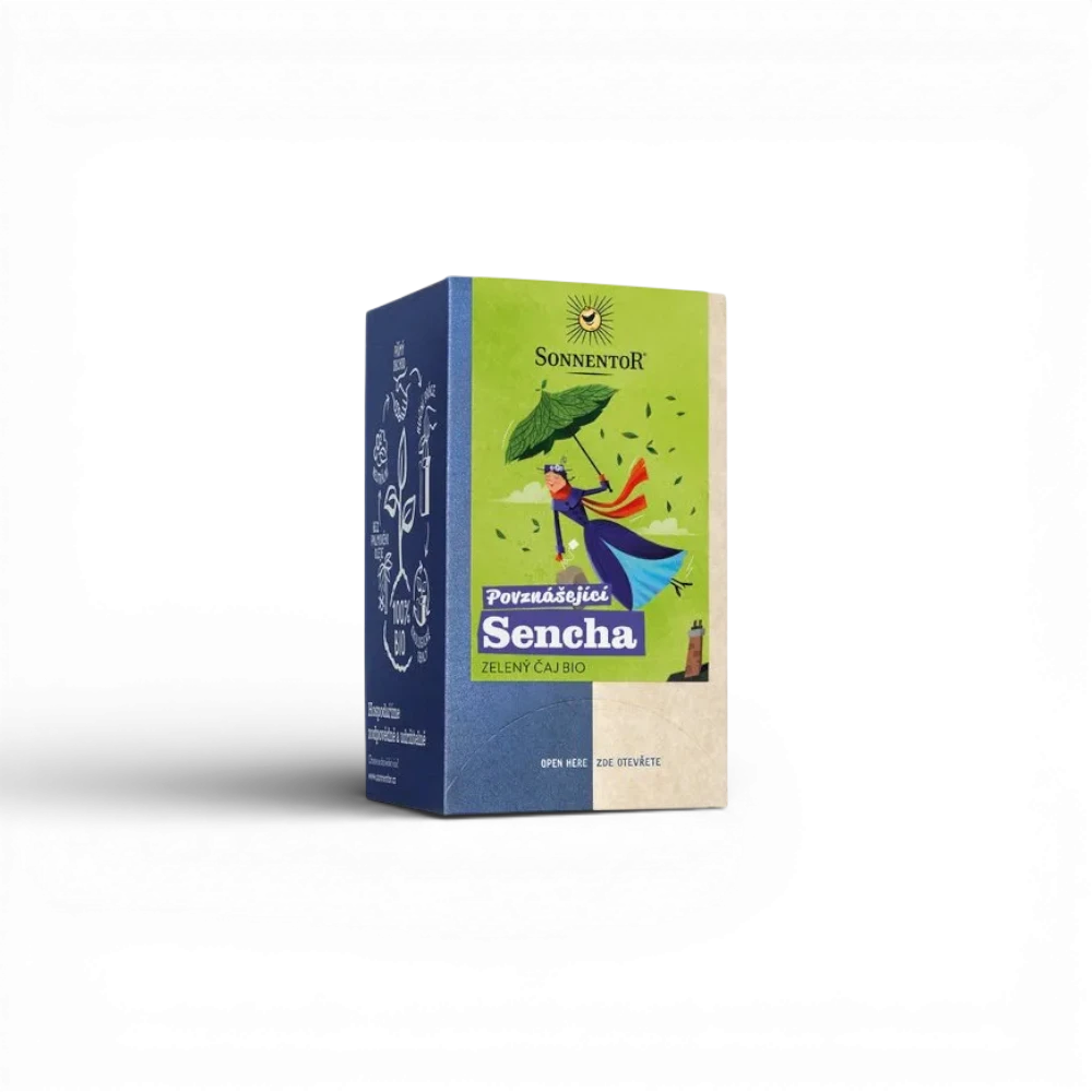 [02319] Sonnentor - Povznášející Sencha bio, zelený čaj, 21,6g