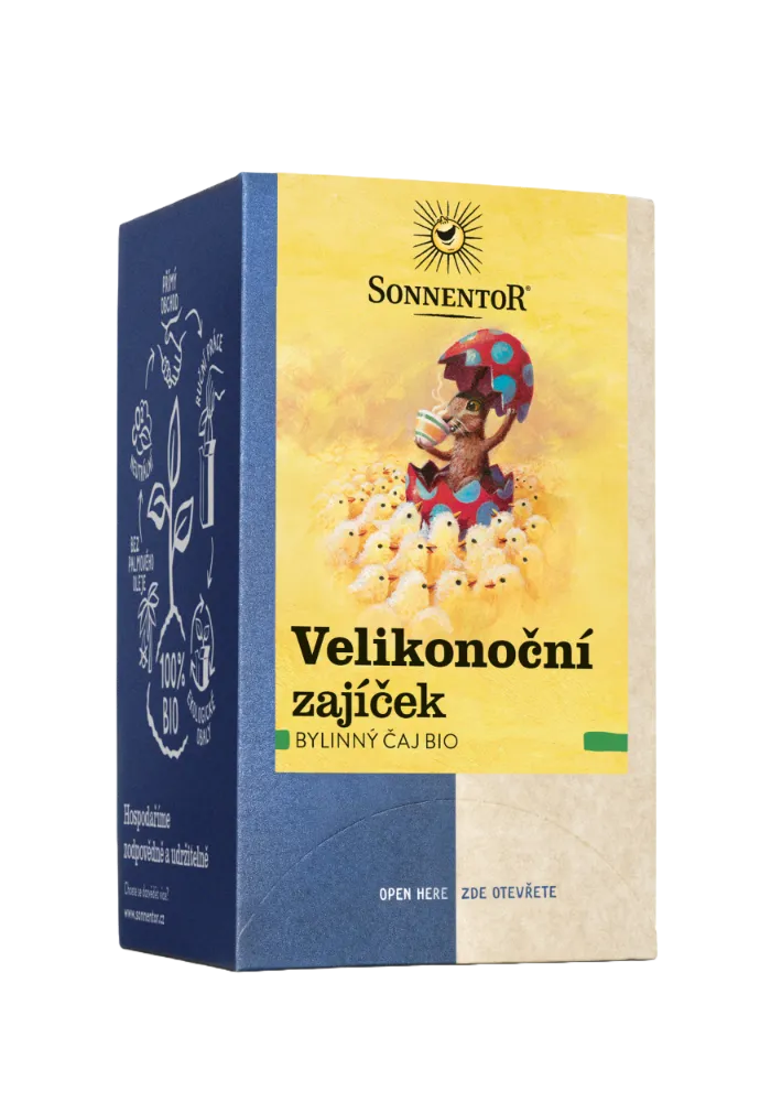 [02567] Sonnentor - Velikonoční zajíček bio 27g porc. dvoukomorový