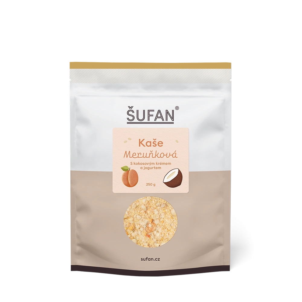[C 102] Šufan - Meruňková kaše s kokosovým krémem a jogurtem 250g
