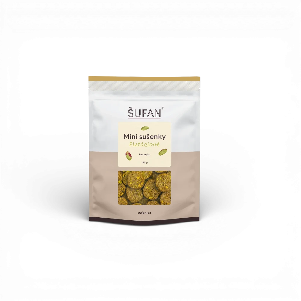 [C 83] Šufan - Mini sušenky pistáciové 180 g