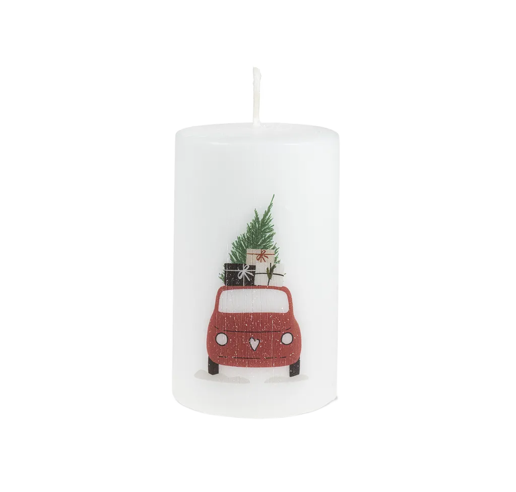 [1854005238286090] Unipar - Bílá Xmas HOME - Auto 100x60mm