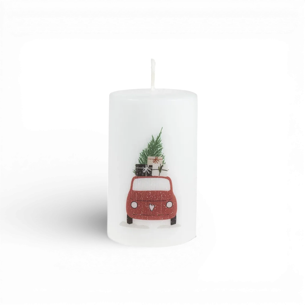 [1854005238286090] Unipar - Bílá Xmas HOME - Auto 100x60mm