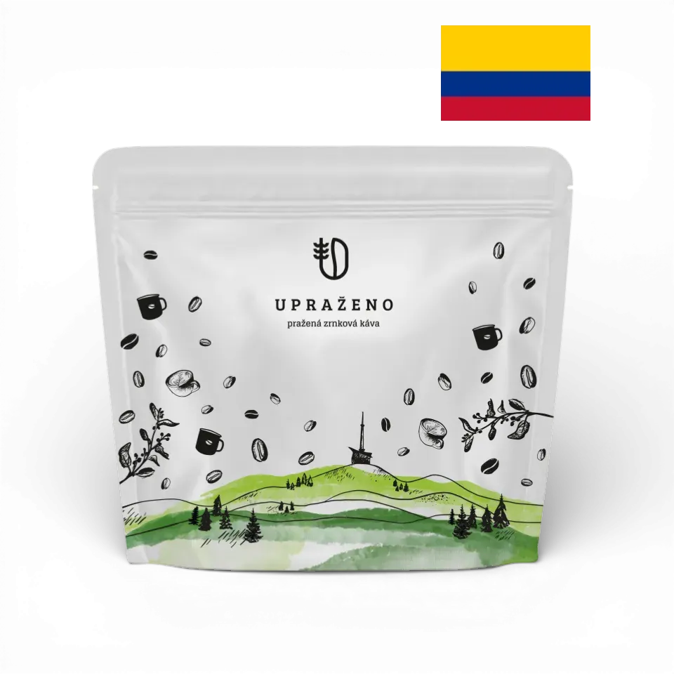 [1423627417513380] Upraženo - Zrnková káva - Colombia Decaf 100% Arabica 250g