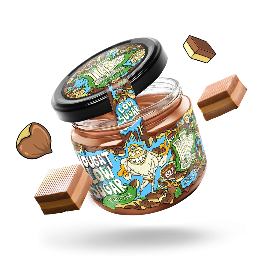 [TWISTER NOUGAT LOW SUGAR] LifeLike - Twister nougat low sugar 300g