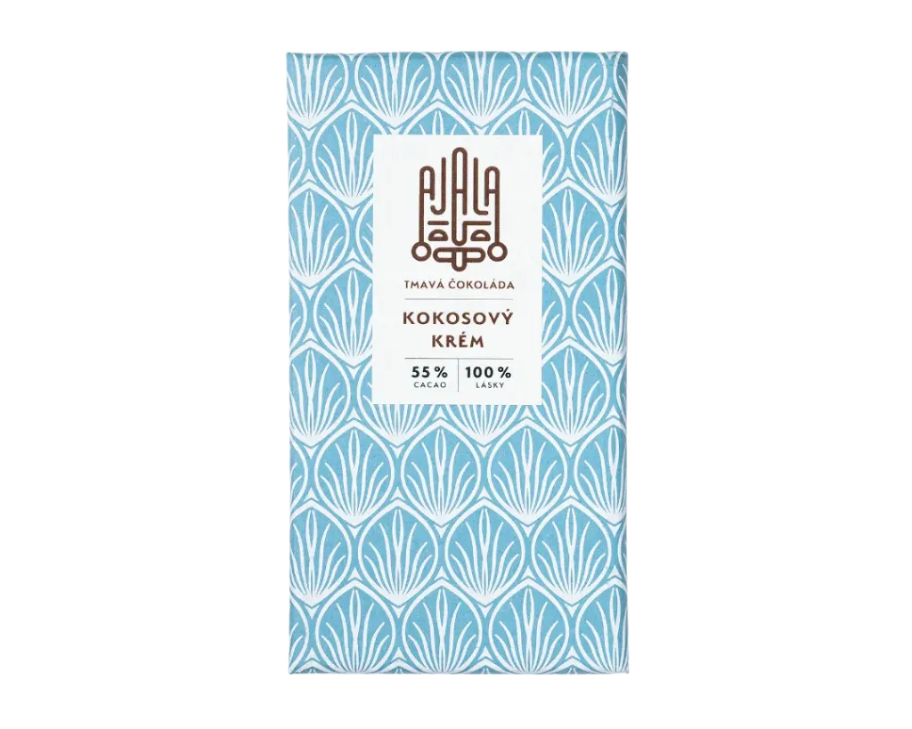 [K] Ajala Chocolate - Kokosový krém 55% 45g (M)