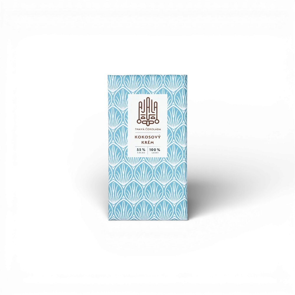 Ajala Chocolate - Kokosový krém 55% 45g