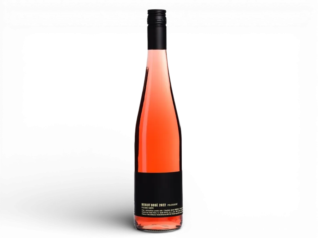 [1716688007728750] Vinařství Bílkovi - Merlot rosé 2024, růžové, pozdní sběr, suché, alk. 13 %, 0,75l