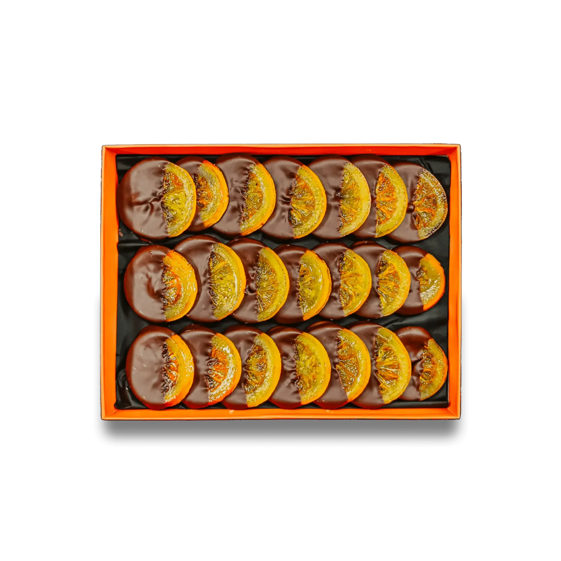[4337635139665070] DON COCO - Bonboniéra pomeranče v čokoládě 490g (Hořké)