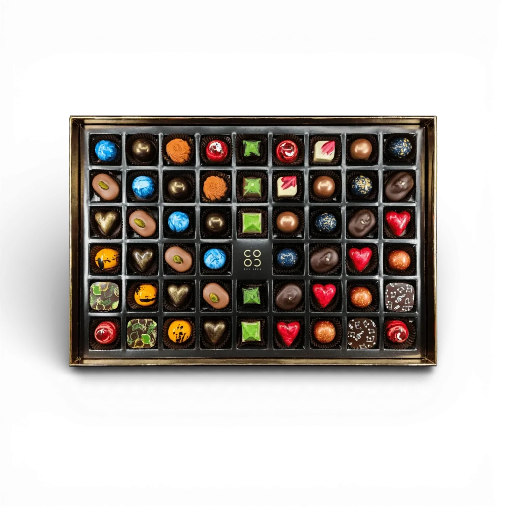 [1357093853289610] DON COCO - Exklusivní bonboniéra 53ks pralinek 630g