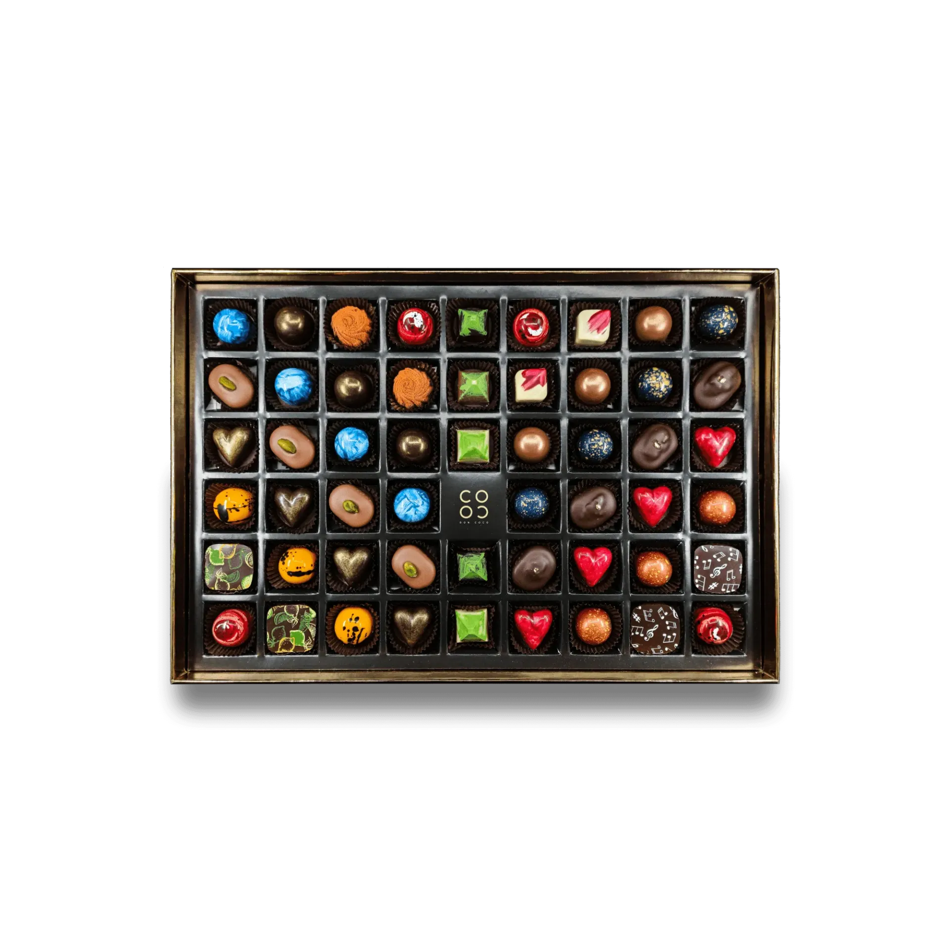 [1357093853289610] DON COCO - Exklusivní bonboniéra 53ks pralinek 630g